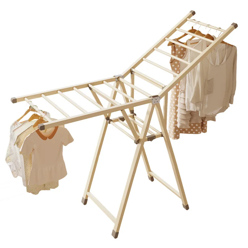 

Сушилка для одежды из кованого железа, не требующая установки, многофункциональная, складная, для хранения.