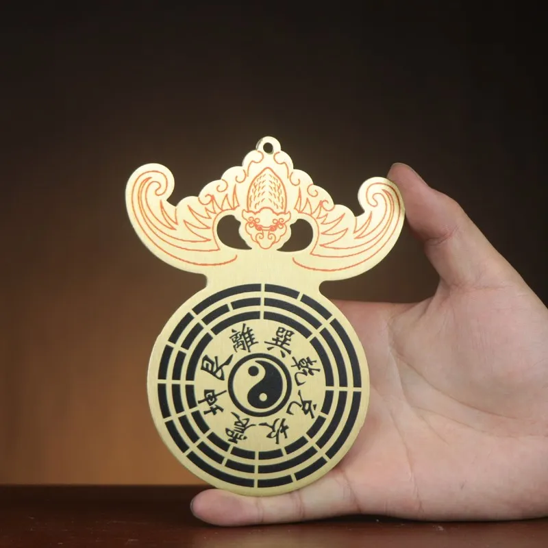 Painted Plaque , Bat Copper Coin Door Hanger, Nine-Star And Eight-Trigram Picture Pendant, Manufacturer Wholesale,