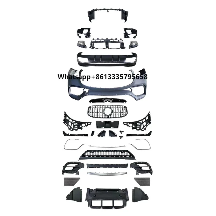 

Auto Parts Sport X167 Upgrade GLS63 AMG Style Front and Rear Bumper Rear Lip Tailpipe Body Kit for GLS-Class
