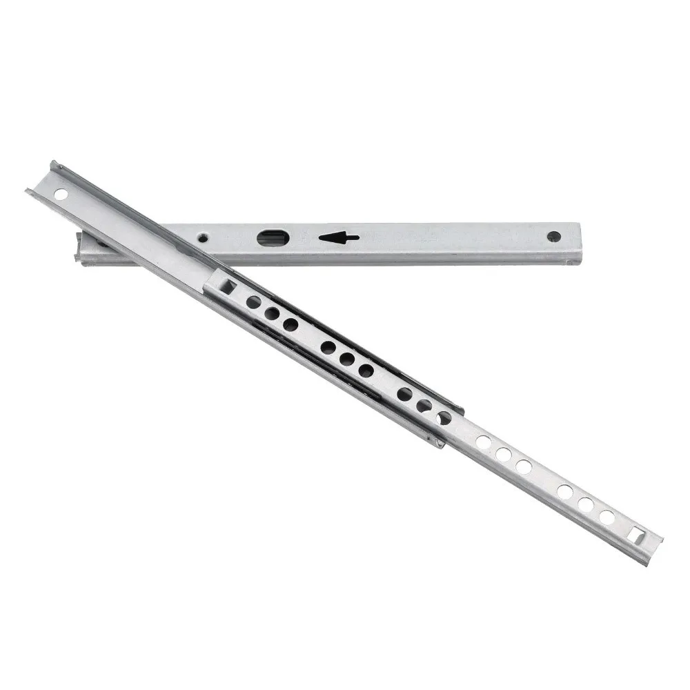 2PCS Smooth Glide Bearing Drawer Slides Two Way Slide Hardware Accessories Drawer Glides 8
