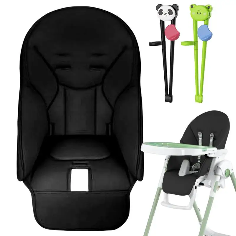 Baby Stroller PU Leather Cushion Children's Dining Chair Cover Soft Padding Padding Seat Cushion For Kids feeding Accessories