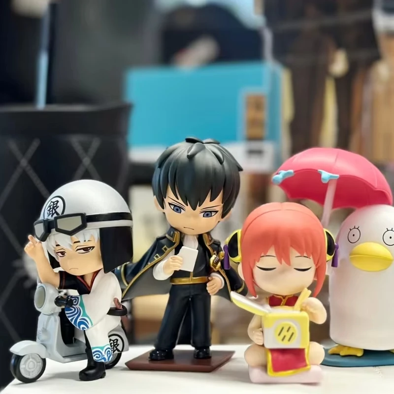 

Gintama Welcome To Yorozuya Series Blind Box Mystery Action Figure Desktop Model Kawaii Trendy Toy Surprise Ornaments Decor Gift