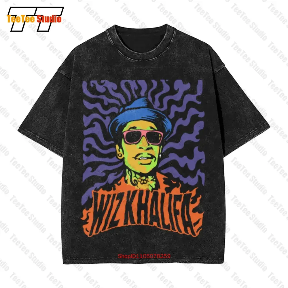 T-shirt vintage surdimensionné de la tournée « Under The Influence » de Wiz Khalifa, modèle VHL1.