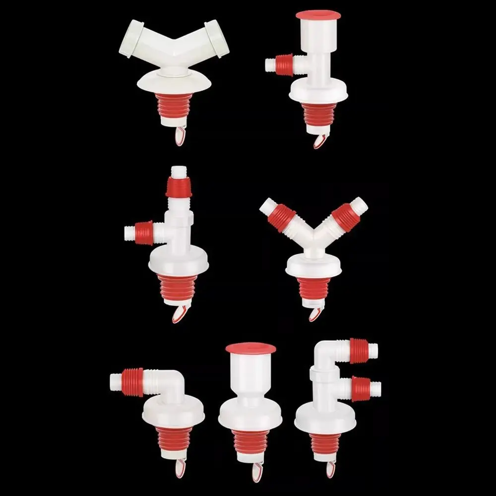 Adaptador de tubulação de drenagem antirodor, Conector de tubulação de água para lavar louça, Filial de esgoto da bacia da cozinha