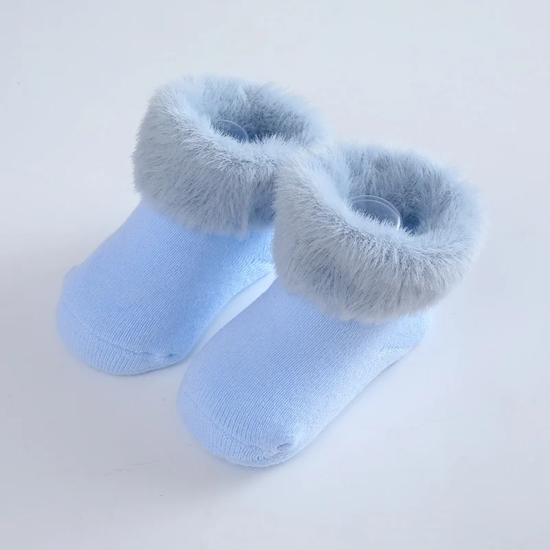 

Autumn Winter Newborn Socks Boys Girls Baby Shorts Socks Soft Cotton Warmth Infant Toddler Kids Thicked Socks 0-3Years