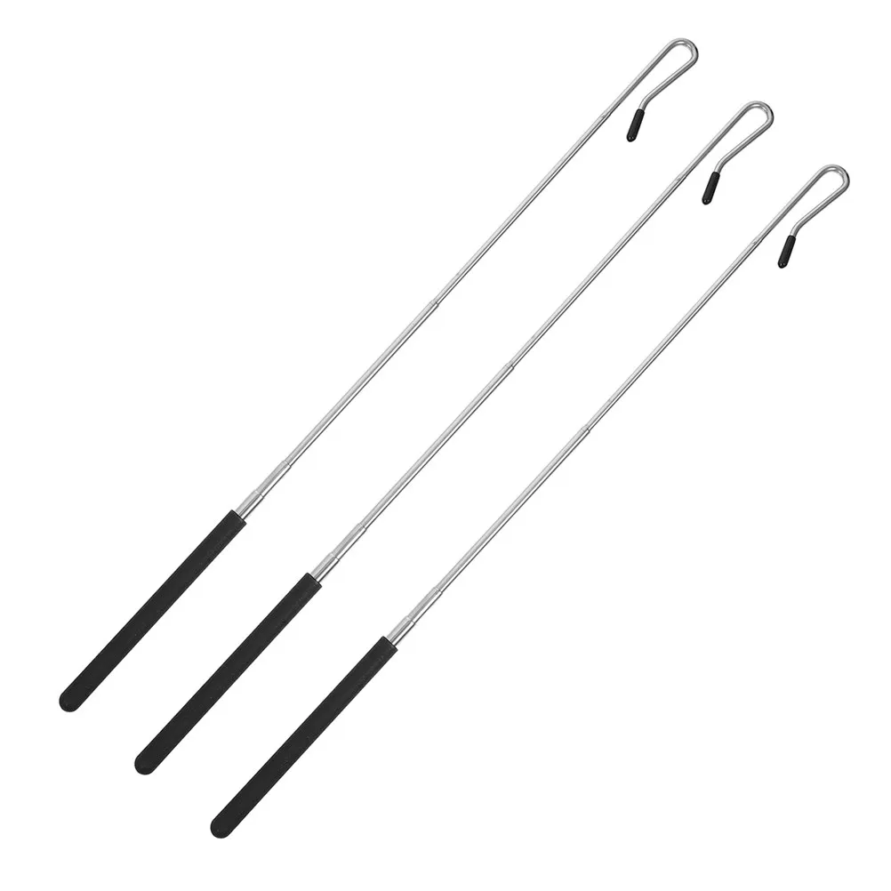 3Pcs Metal Puppet Hand Control Rods Adjustable Arm Control Sticks Sensitive Precision Manipulation Tool for Stage School Home