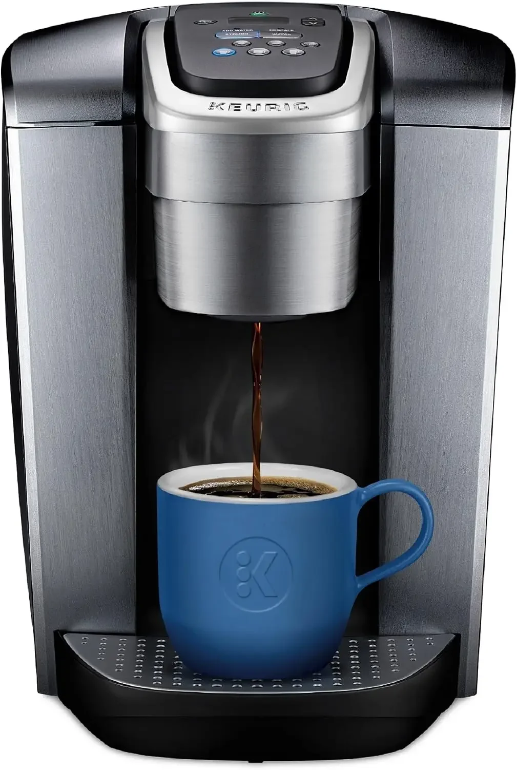 K-Elite Single Serve K-Cup Pod Coffee Maker, with Strength and Temperature Control, Iced Coffee Capability, 8 to 12oz Brew Size,