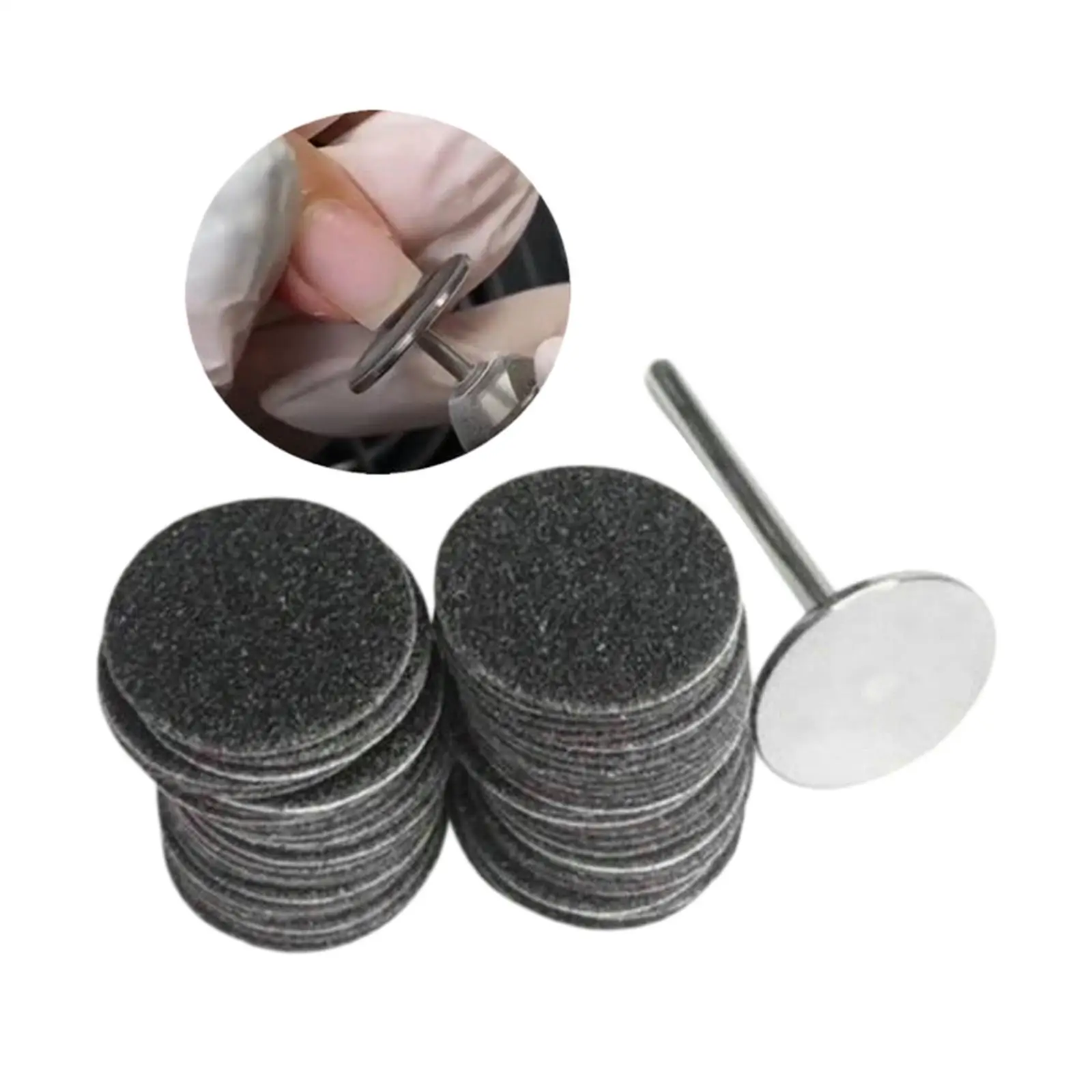 1 Box Sand Paper Replacement Pads Disks Sandpaper for Electric Foot File