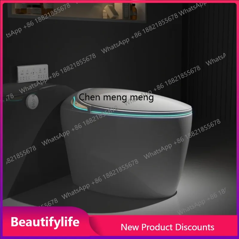 

A17 Unique Smart Toilet with Bidet Built In, Intelligent One Piece Toilet For Modern Bathroom, Auto Open/Close Seat, Foot Sensor
