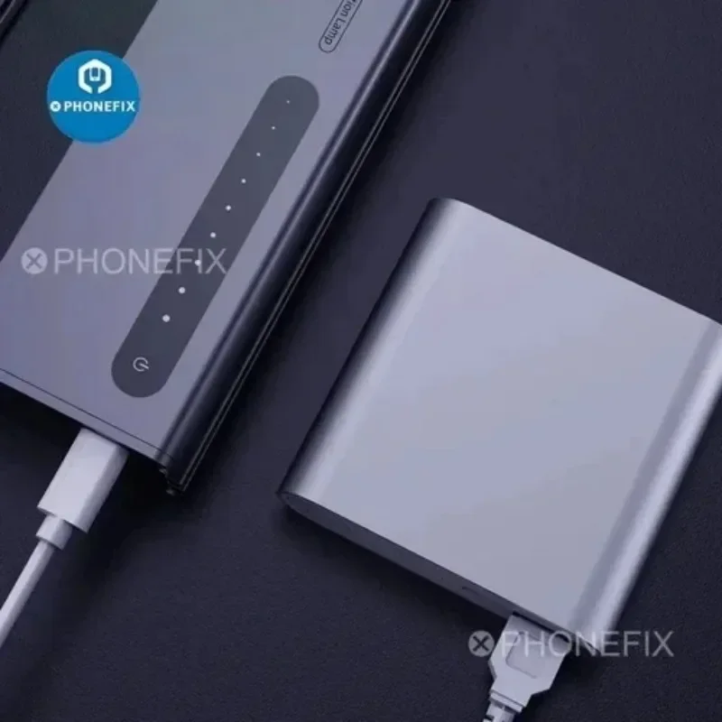 Qianli iSee2 LCD Screen Dust Fingerprint Scratch Detection Lamp Dust Light USB Type-C Maintenance Work LED For Phone Repair Tool