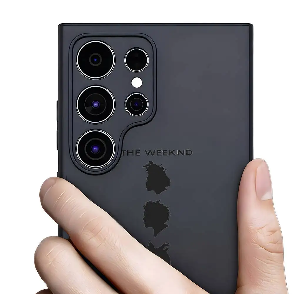 Singer The Weeknd Phone Case For Samsung S20-S24 FE Plus Ultra TPU Soft Skin Friendly