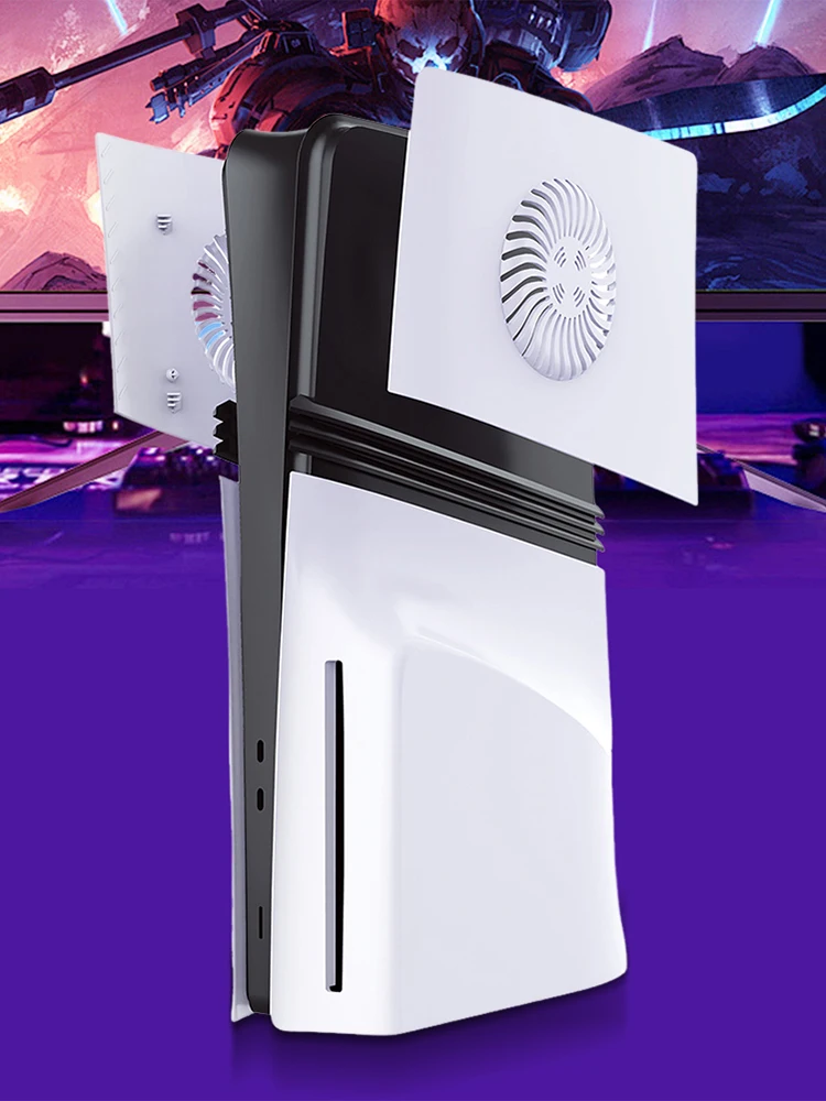 

Защитная лицевая панель для консоли PS5 Pro / Playstation 5 Pro, жесткий корпус из ABS с вентиляционными отверстиями