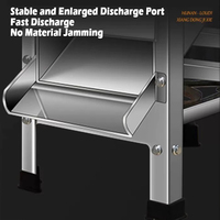 Household & Commercial Electric Vegetable Cutter 220V Stainless Steel Food Processor - Chili Meat Stuffing Chopping & Grinding M