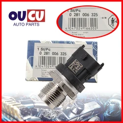 Sensor de presión de riel de combustible Original, regulador común OEM 0281006325 2T2906051B, FFORD IVVECO VVW, entrega de constelación DDODGE