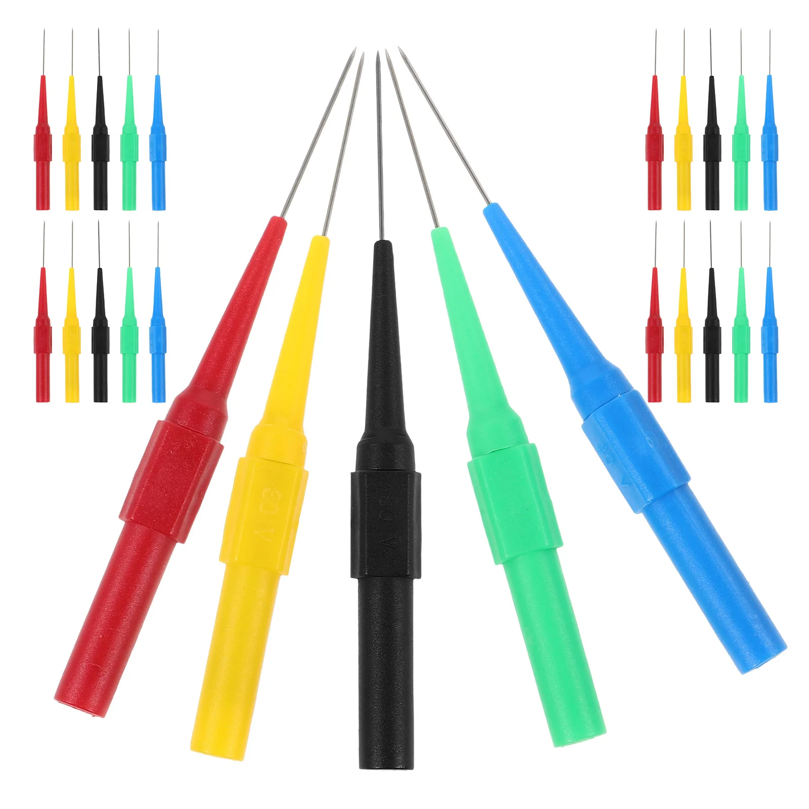 

25pcs Automotive Repair Test Probes 0.7Mm Needle Multimeter Piercing Probe For Non-Destructive Wire Testing Pvc Insulation