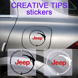 Car Styling PVC Vinyl Body Fuel Tank Gas Cap Badge Decoration Sticker Auto Accessorie For Jeep Renegade Patriot Wrangler Liberty