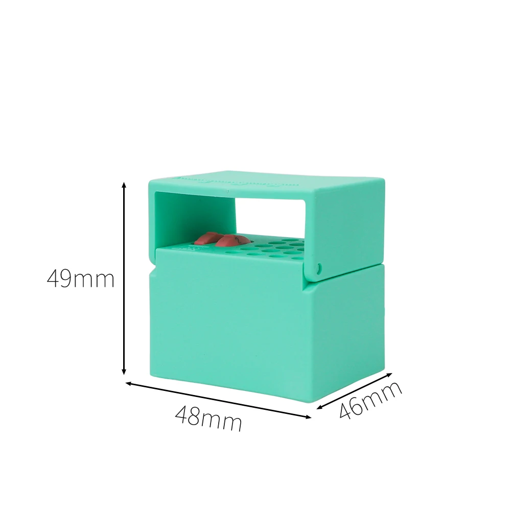 

High Temperature Resistant Root Canal File Stand with Measuring 135℃ Autoclave Safe Reusable Dental Organizer with Memory Wheel