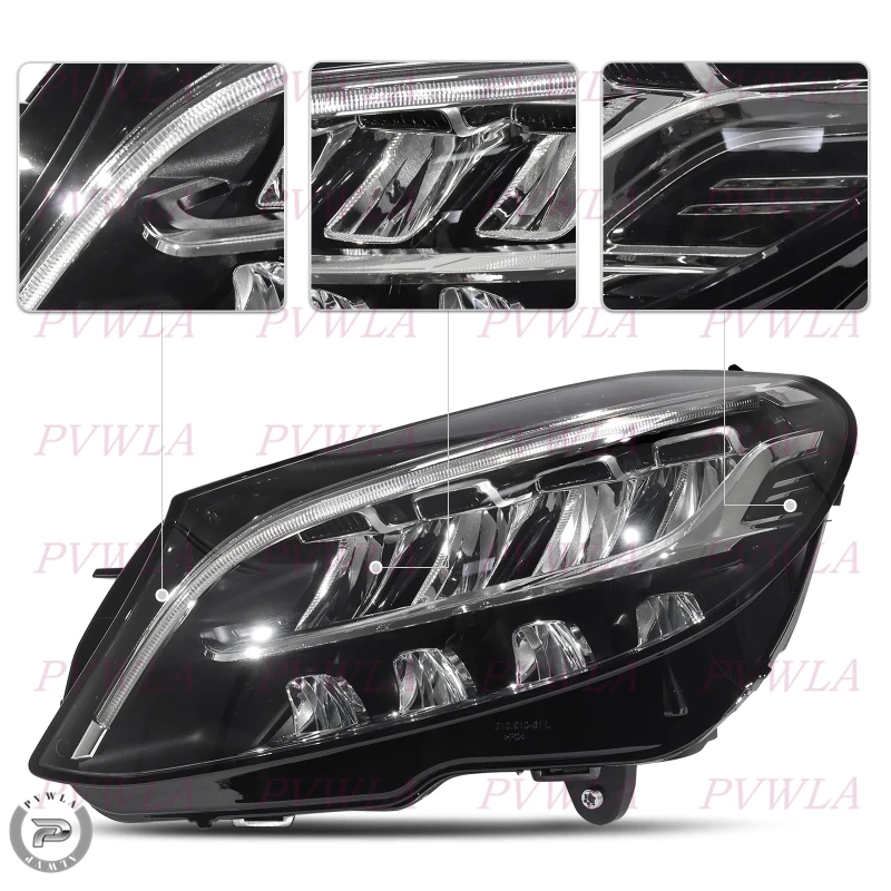LED Front HeadLamp For Mercedes-Benz W205 C160 C180 C200 C220 C300 2018 2019 2020 2021 Headlights DRL No Driver Board 2059065404