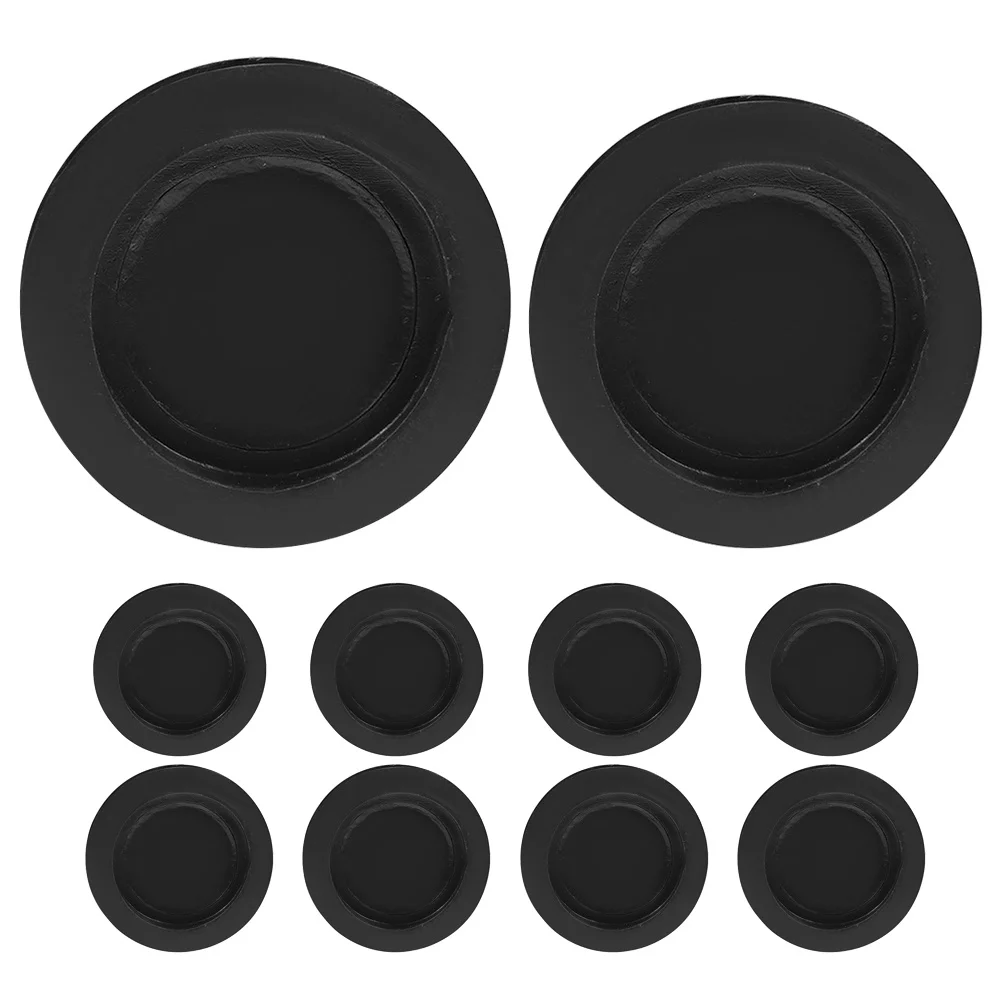 

10pcs Rubber Piggy Bank Bottom Cover Round Stoppers For Saving Box Durable Plug Replacement Secure Coin Deposit Easy Install