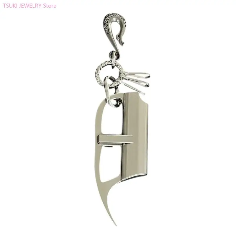 

62KE Street Multi Tool Ring Holder Sleeve Case Antique Alloy Organiser For Outdoor Adventure Gift