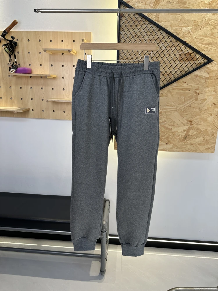 

Мужские свободные брюки на подкладке, длинные бархатные брюки с эластичной резинкой на талии, осень-зима, повседневные хлопковые спортивные штаны