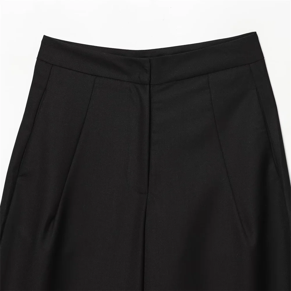 الخريف والشتاء الملابس النسائية الجديدة النمط الفرنسي تصميم سستة الديكور منتصف الخصر السراويل نسخة البالون العائمة #3