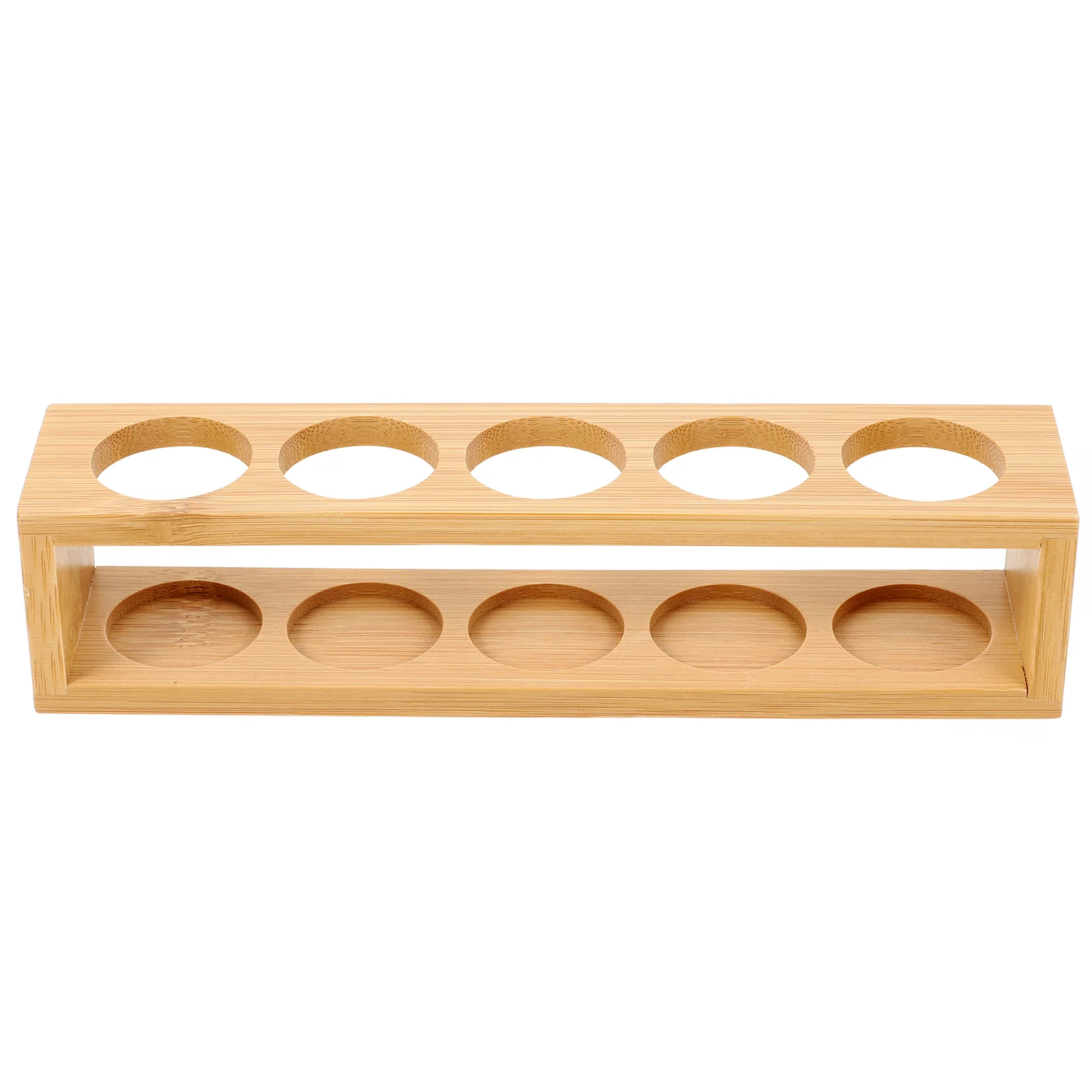 Essential Oil Shelf Storage Container Display Rack Holder Perfume Bottle Accessory Wooden Organizer