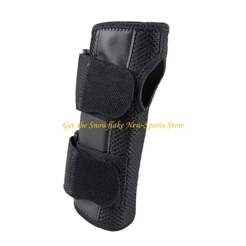 E56D Adjustable Wrist Support Brace for Sports Workouts Computer Use Stabilizing Strap with Breathable Fabric Texture
