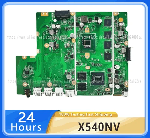 X540NV REV.2.0 W/SR2Z7 N3350 CPU N16V-GMR1-S-A2 920MX RAM 4GB 100%Full Tested Working Well