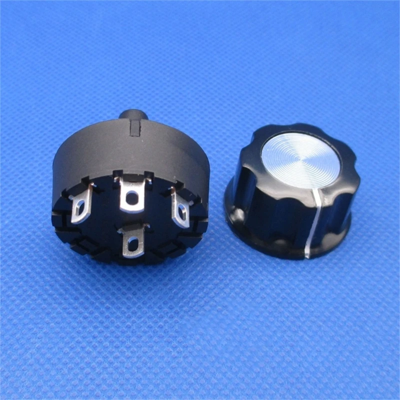 1PC Plastic Bands Switch Multi-Positional Small Size Rotary Designed Switch Plastic Material Perfect for Blender Fans Grills