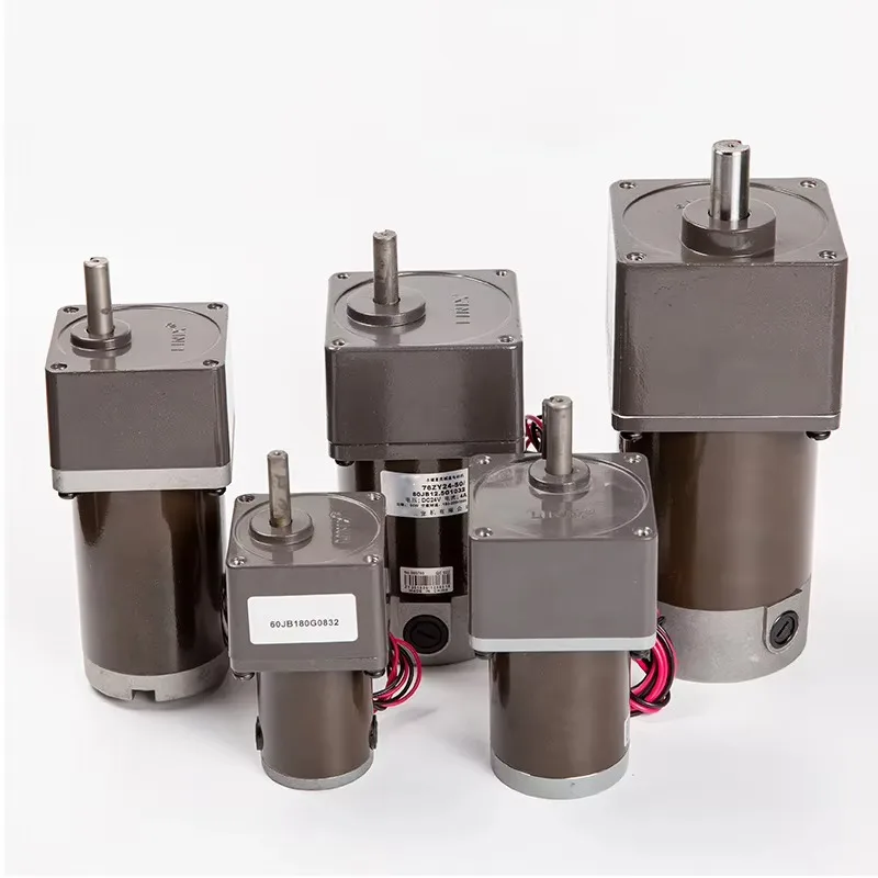 85zy 24v12v 220v 84W 110W 148W 168W 180W Type Right Angle Parallel Shaft Brush DC Gear Linix Motor for Conveyor AGV AMR