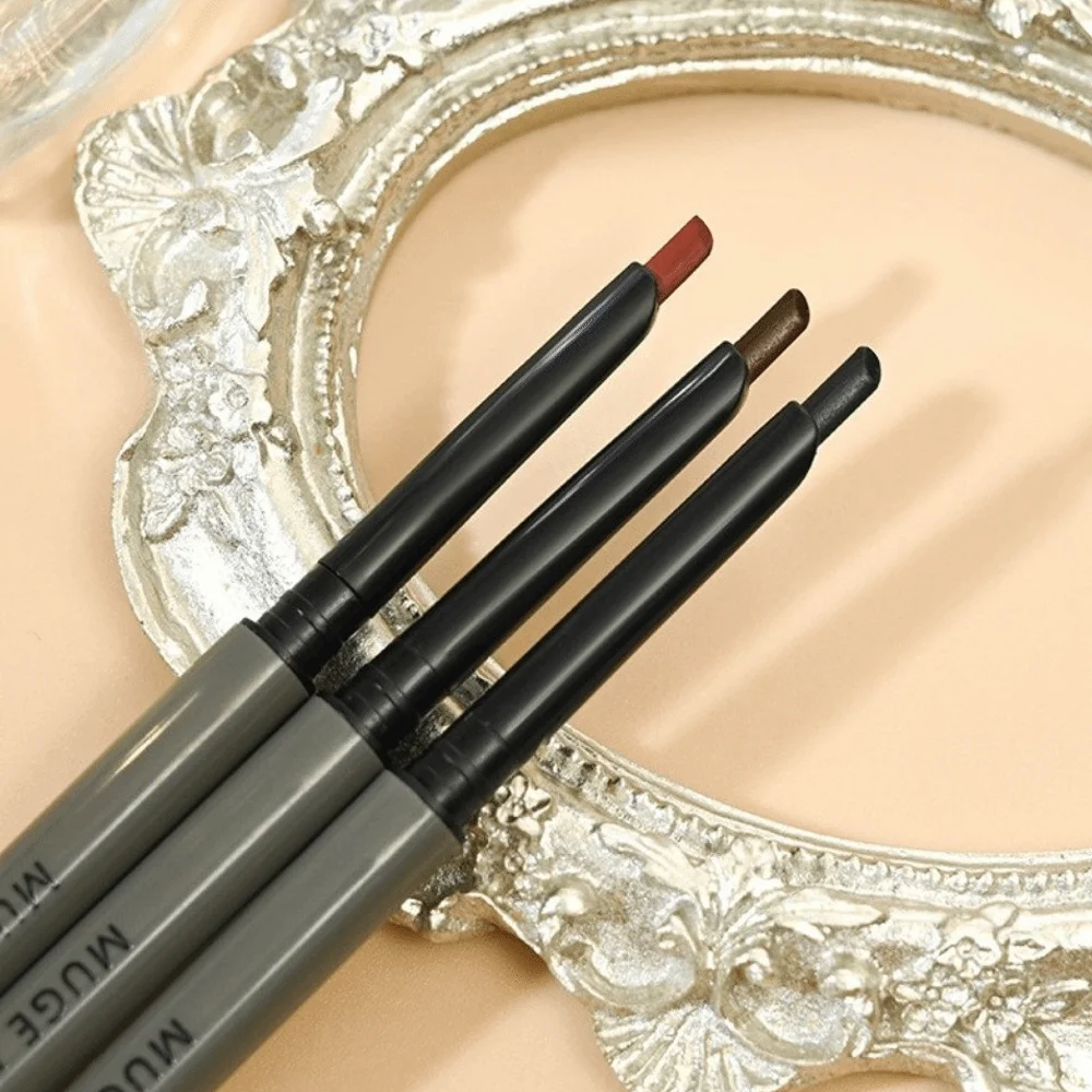 Eye Liner Pencil Anti-Smudge Oblique Eyeliner Gel Pen Smooth Flat Head Long-Lasting Eyeliner Quick-Drying Eyeliner Eye Makeup