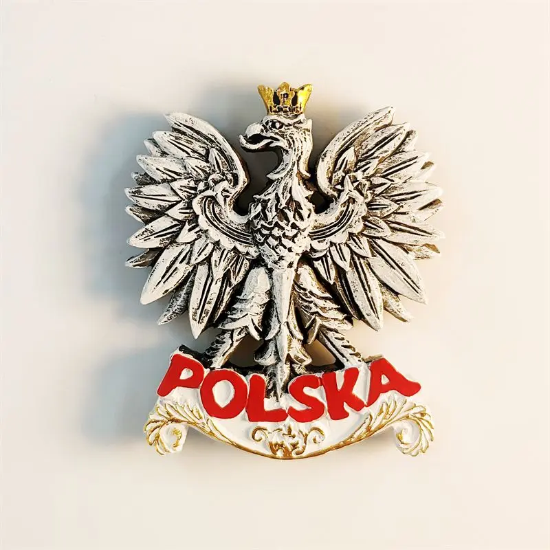 

Polish Eagle 3D Resin Fridge Magnet - Vintage Decorative Magnets for Fridge, Room & Home Decor, Cute & Quirky, Strong Magnets