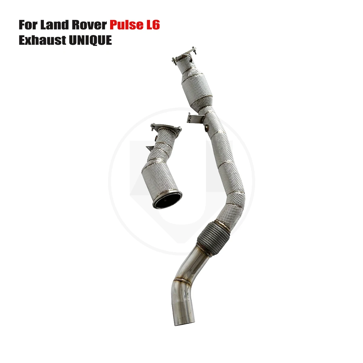 UNIQUE For Land Rover Star Pulse L6 2.0T 3.0T 2017+ No light on With insulator downpipe With cat/without cat exhaust pipe