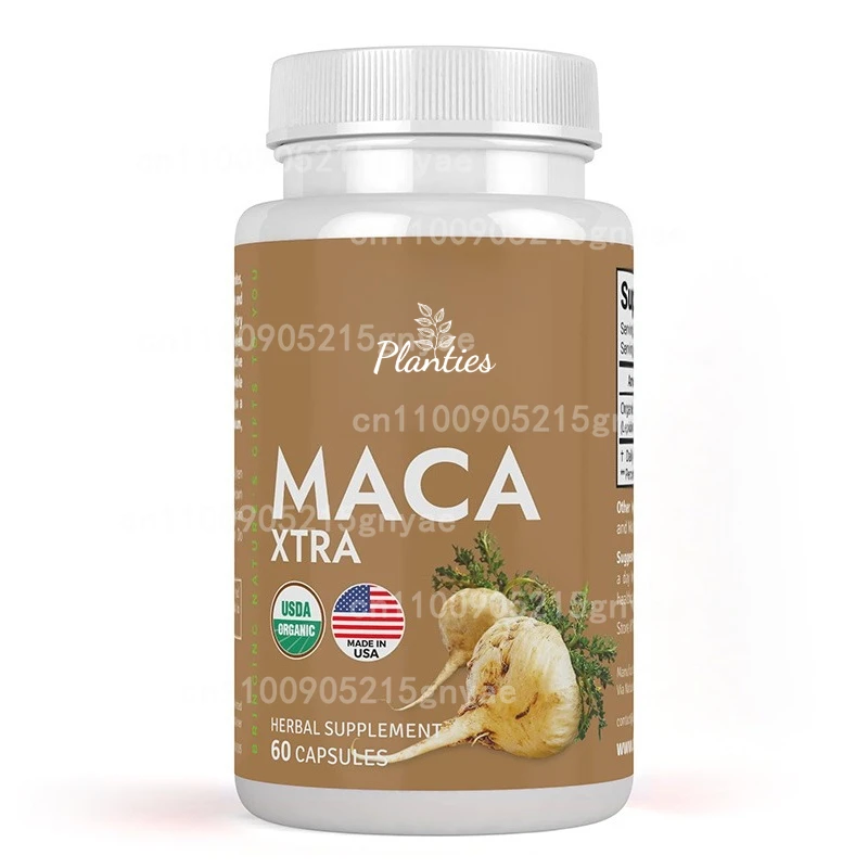 

Maca Capsules - Improves Athletic Performance, Endurance, Reproductive Health and Healthy Mood
