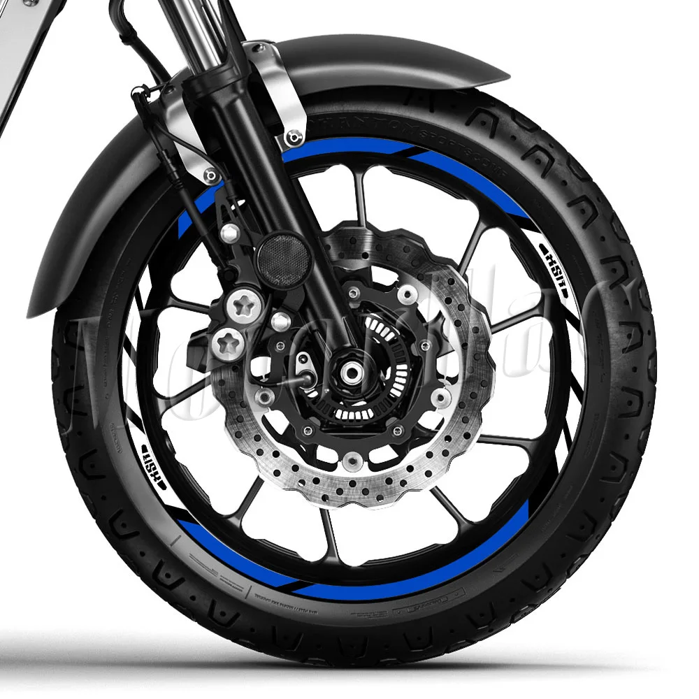Motorrad-Radaufkleber Reflektierender Felgenaufkleber Nabenstreifenband Zubehör Wasserdicht Für XSR 125 155 700 XSR900 XSR700 – Detail 2