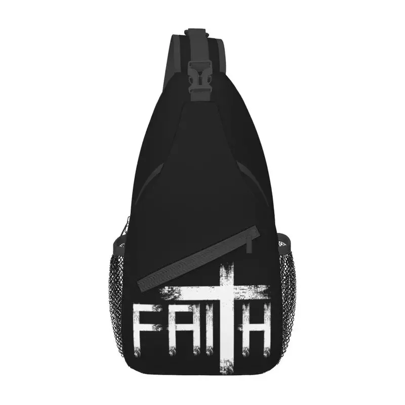 God Preacher Jesus Believer Christian Sling Bag Faith Christianity Religious Shoulder Chest Crossbody Backpack Traveling Daypack