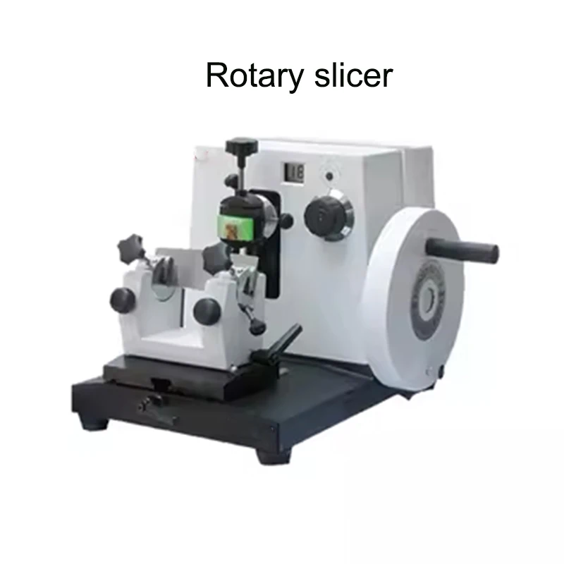 Manual Rotary Microtome High Precision LCD Paraffin Microtome Displays Section Thickness Rotary