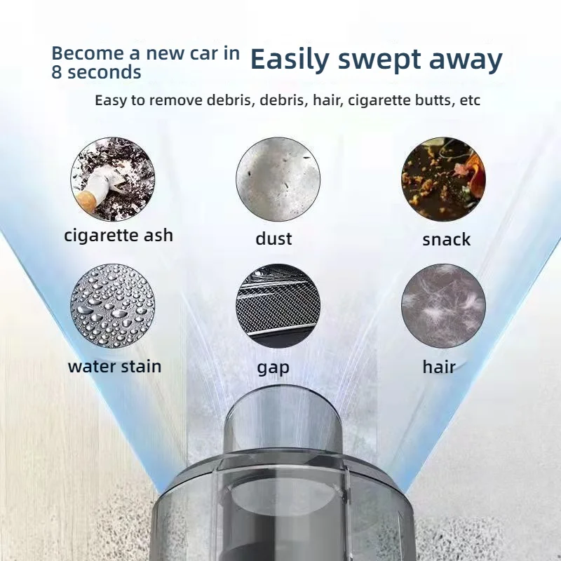 Keywords car-mounted wireless charging vacuum cleaner, multifunctional hand-held cleaner, portable vacuum cleaner