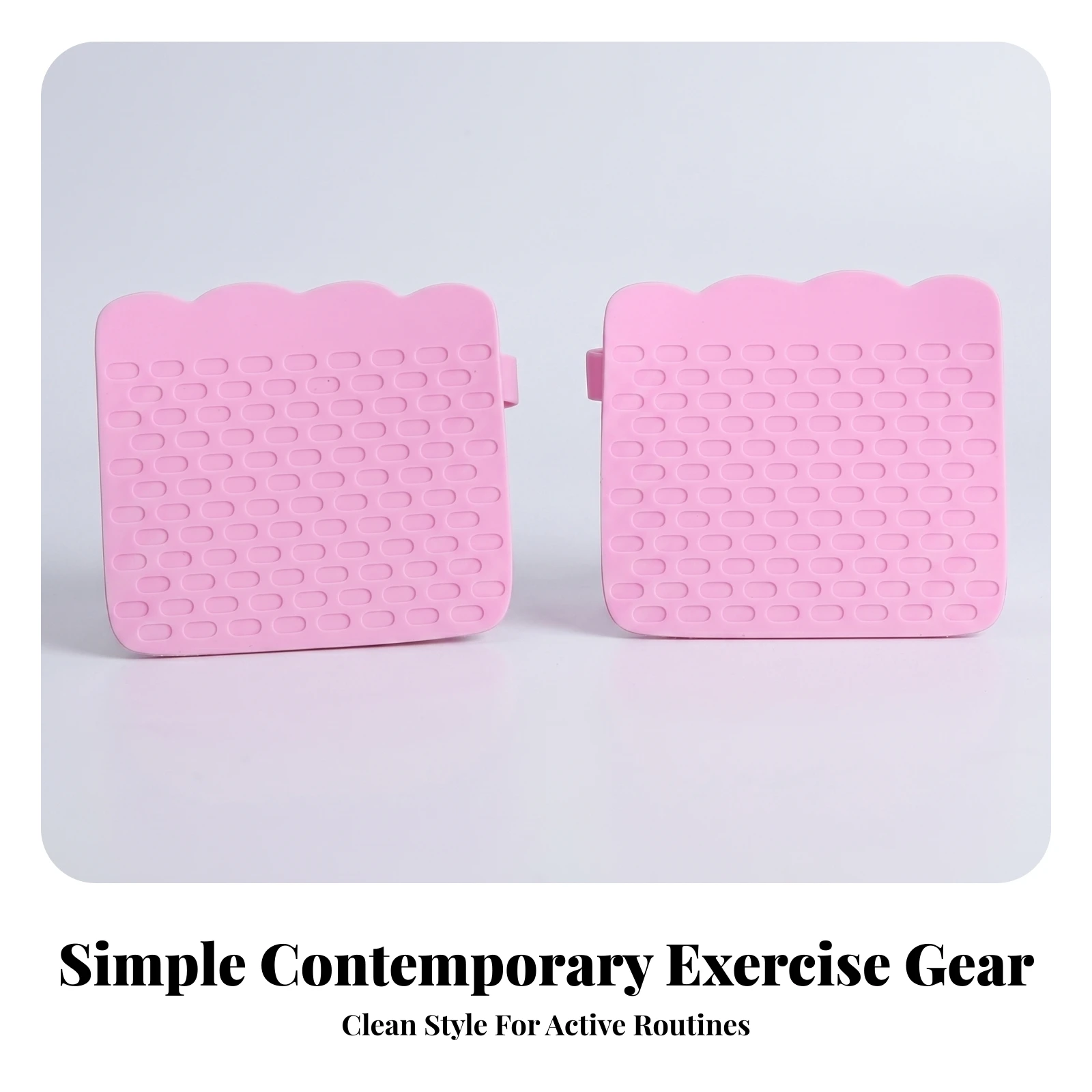 Lightweight Easy to Clean Fingerless Design Fitness Accessory Silicone Hand Grip Pads Weight Lifting Grips Pull-up Grip Pads - view 6