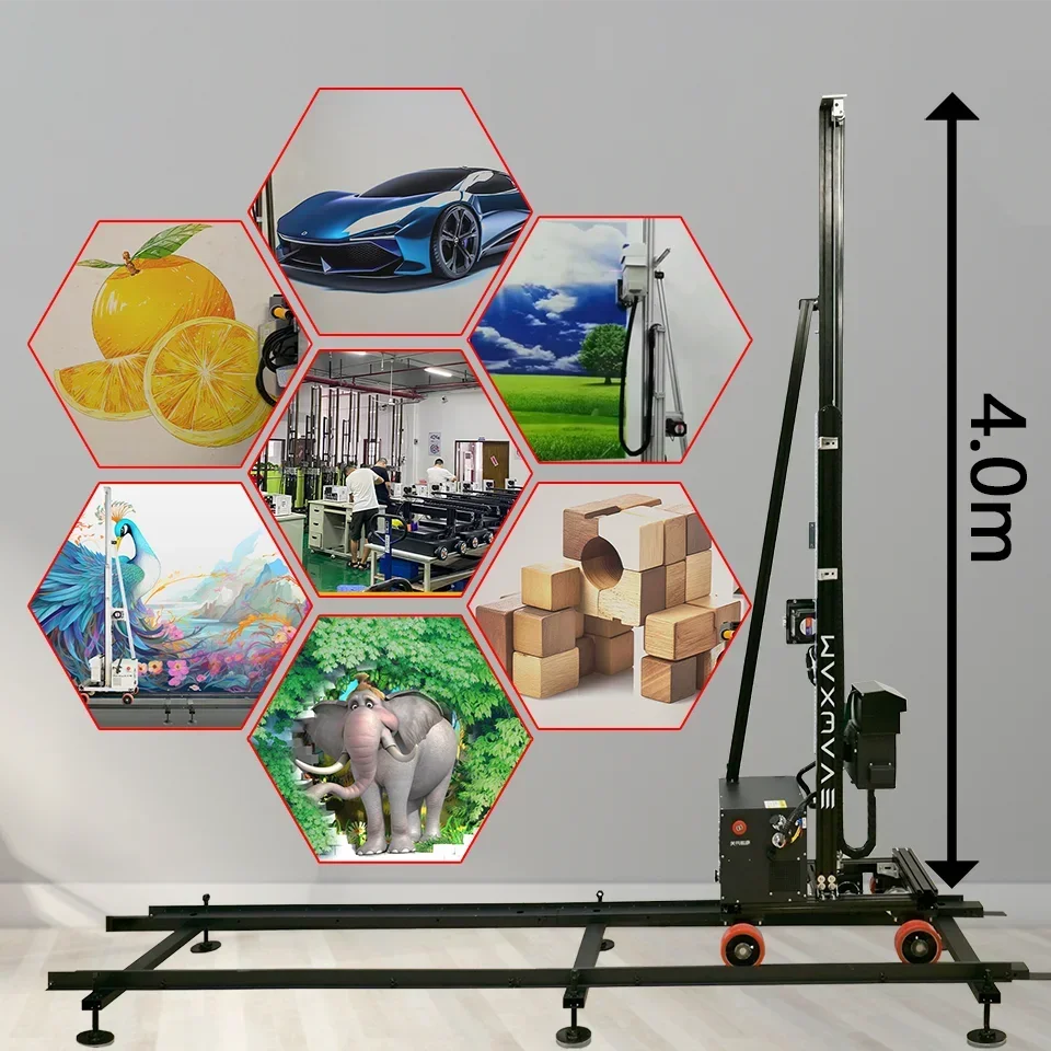 UV Ink Printer Machine Industrial Wall and Floor UV Printer 2 DX10 Head Type Direct To For Wall Paper