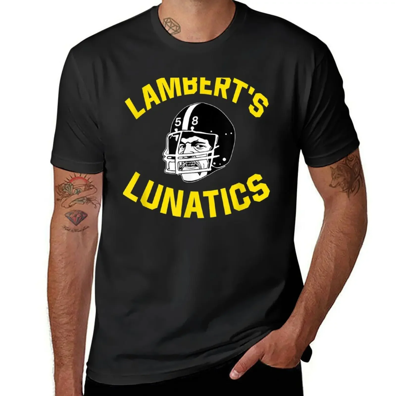 Jack Lamberts-Lunatics For Mens T-Shirt customs design your own customizeds boys animal print tops mens tall t shirts