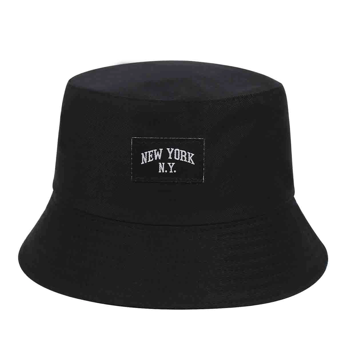 Mężczyźni Kobiety Litera Ikona Bucket Hat Fashion Printing Hip Hop Fisherman Panama Sun Hat Outdoor Street Casual Visor Bucket Cap