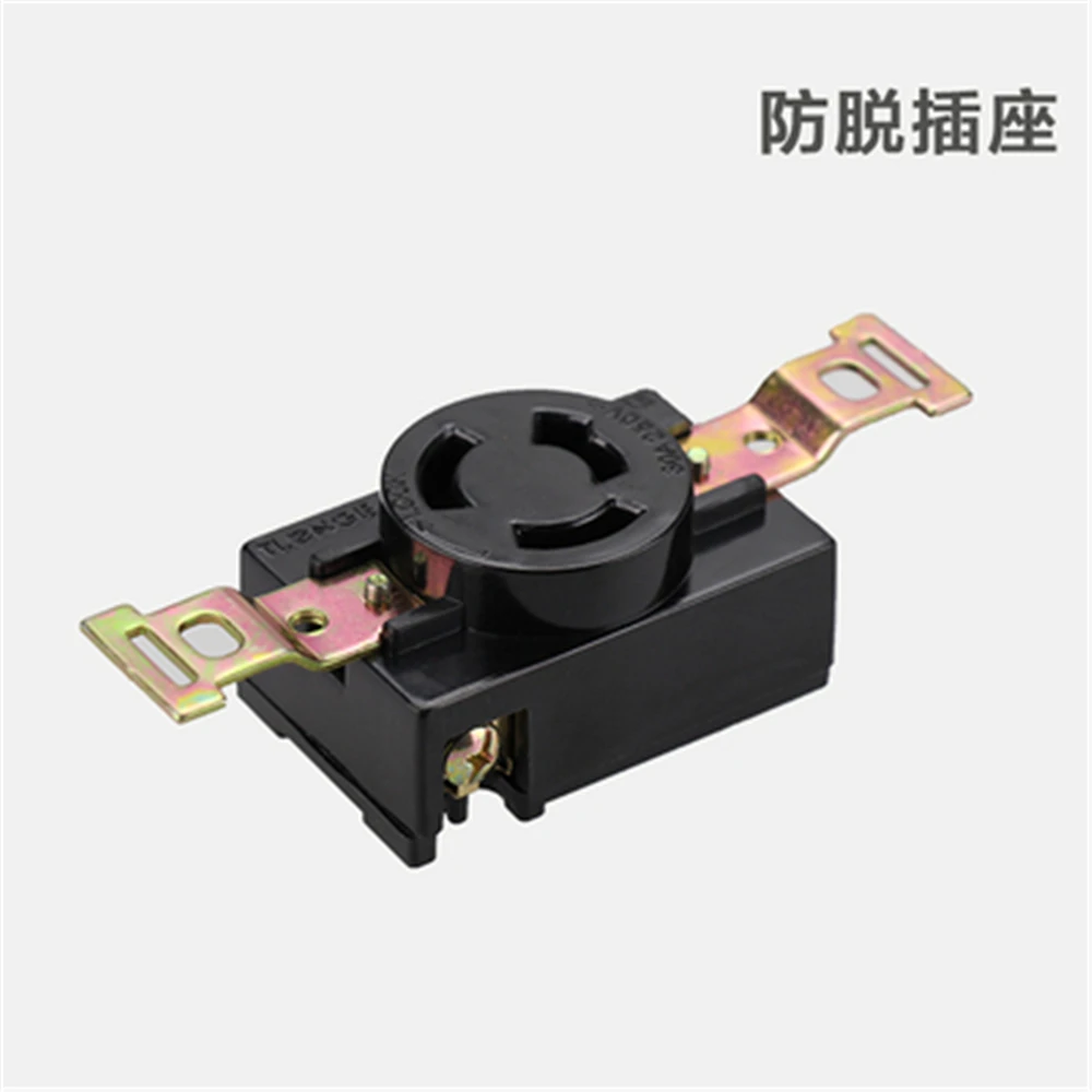 1pcs for 2-6.5kw Generator Plug Socket Pure Copper Anti-off And Anti-loose Two Holes Three Holes