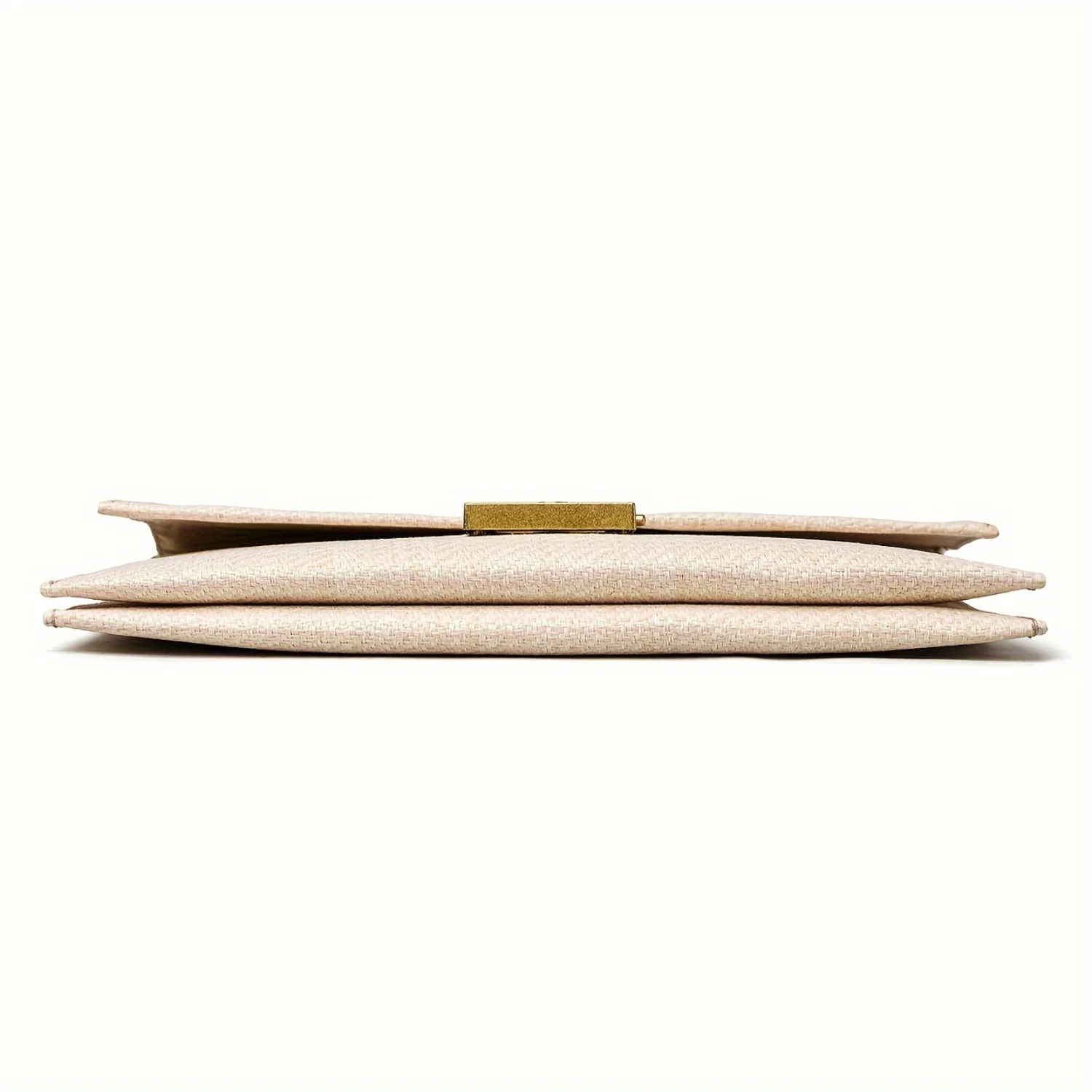 Geometric Buckle Faux Leather Clutch: Evening & Daily Handbag