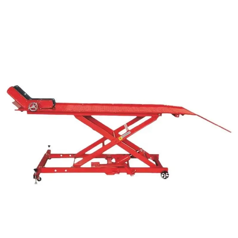 2025 جديد Style1000LBS منصة رفع الدراجة النارية الكهربائية الثقيلة أداء الصيانة الهيدروليكية دراجة نارية طاولة رفع #1