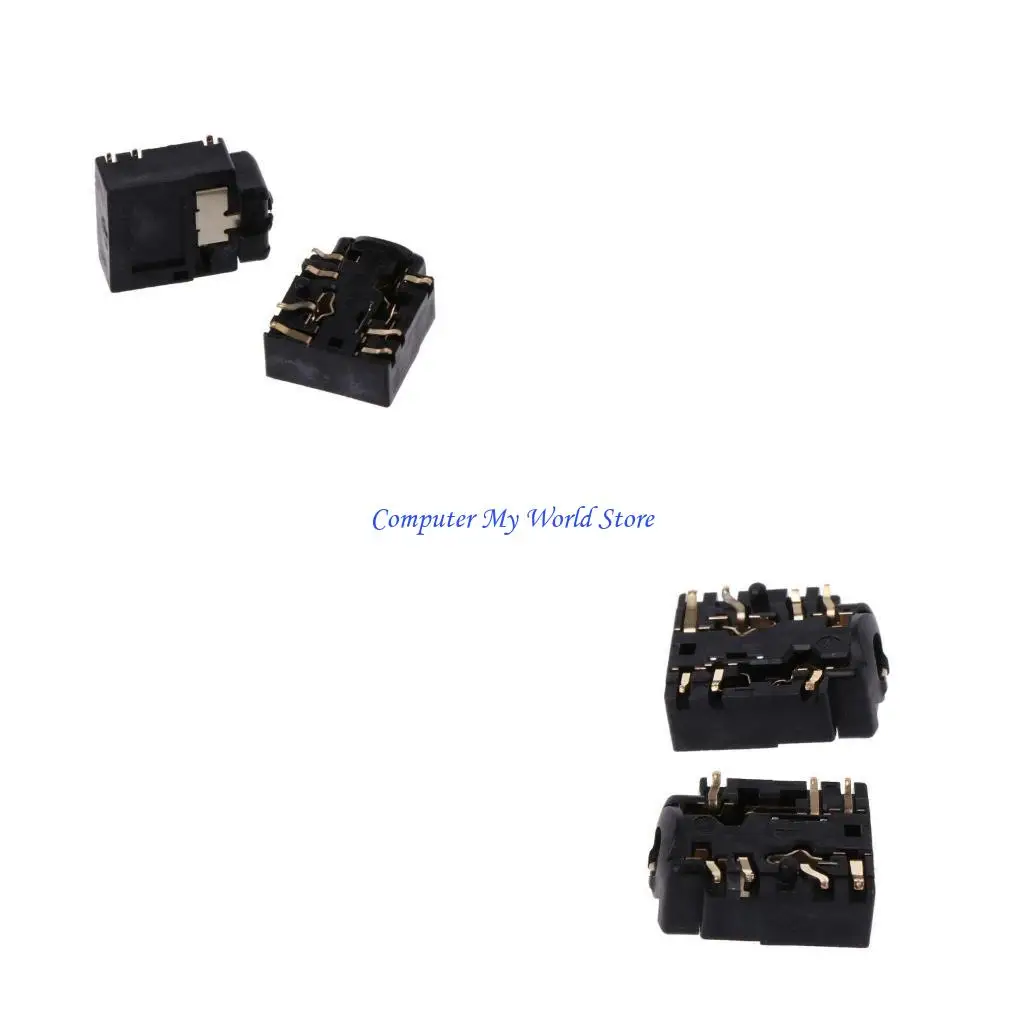 2Pcs 3.5mm Headset Connector Port Socket for XB S Controller Headphone Plug Port Replacement