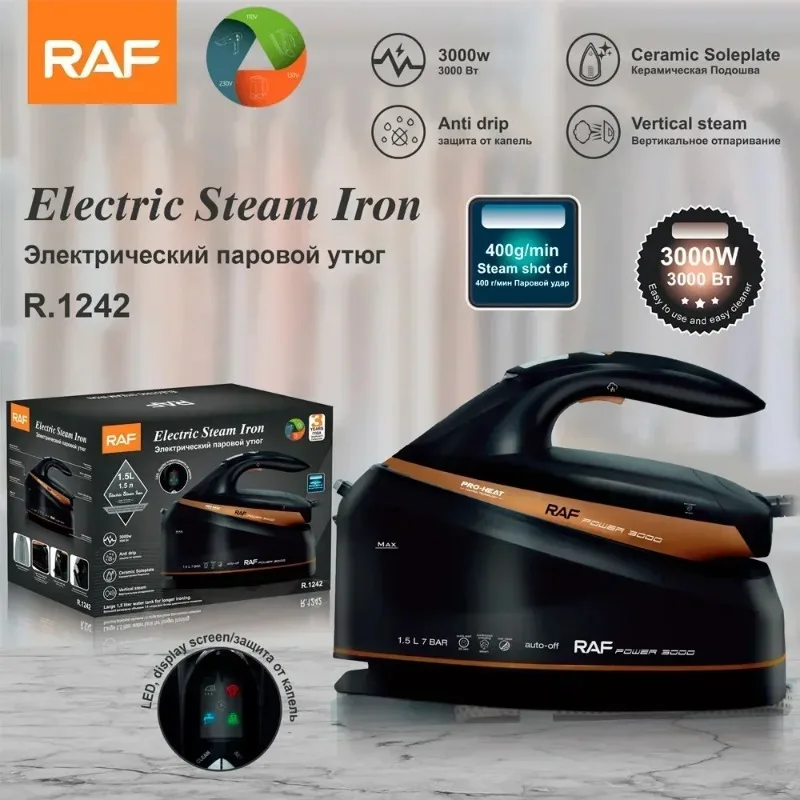 3000 Watt High-power Pressure Pressurized Steam Iron Household Dry Cleaner Tailor Ironing Plancha A Vapor De Ropa 스팀다리미