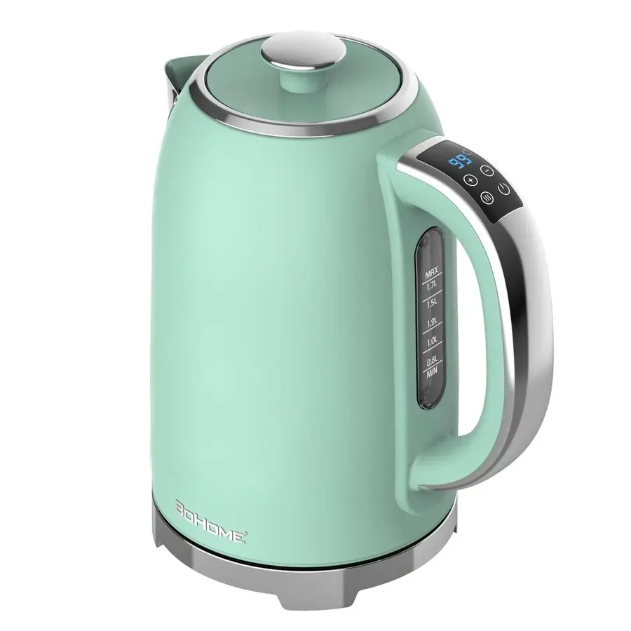 

Kettle, 1.7L 1500W, Stainless Steel, Digital Touch Panel, Keep Warm Function, Auto Shutoff, BPAFree, Hot Water Kettle for Coffee