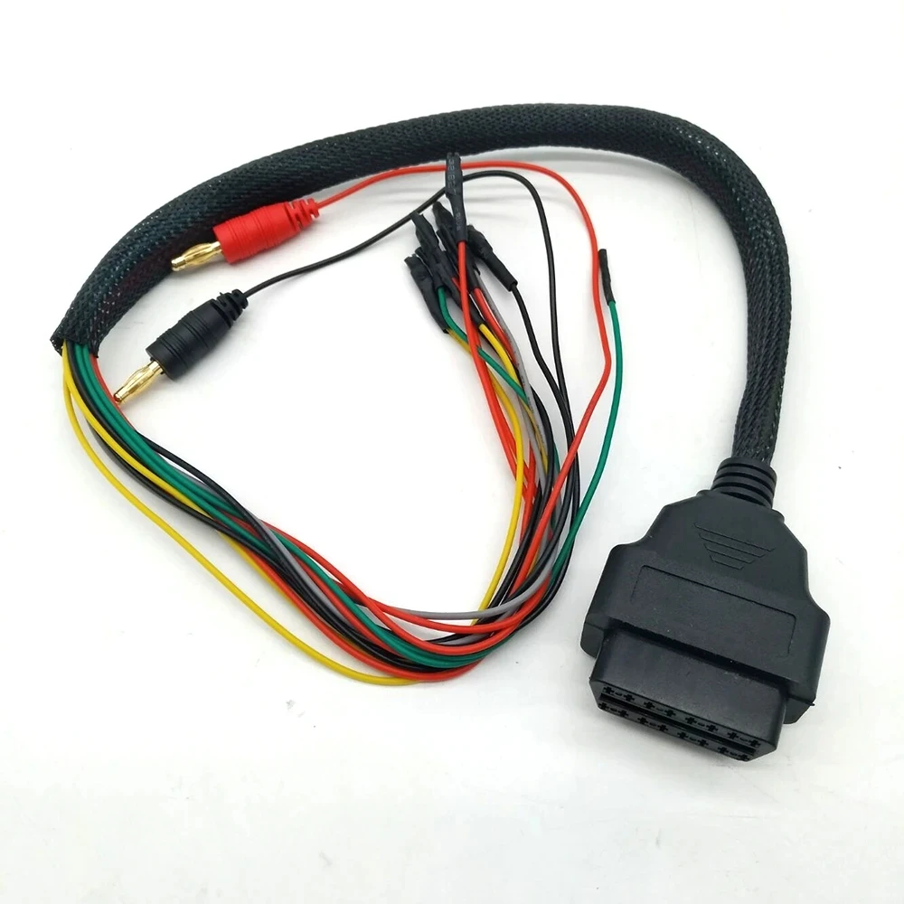 OBD2 Jumper adaptörü OBD II Pinout genişletici bağlayın ECU programcı MPPS FGTECH K-ESS IO ter-minal CarProg teşhis kablo aracı